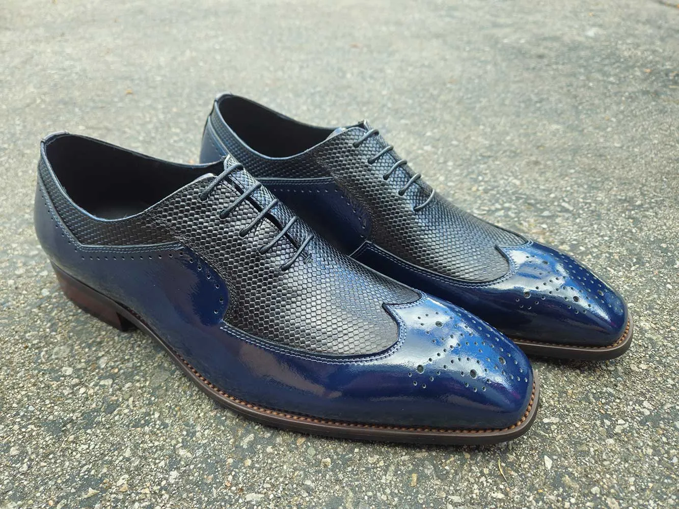 Modern Patent Leather Oxford