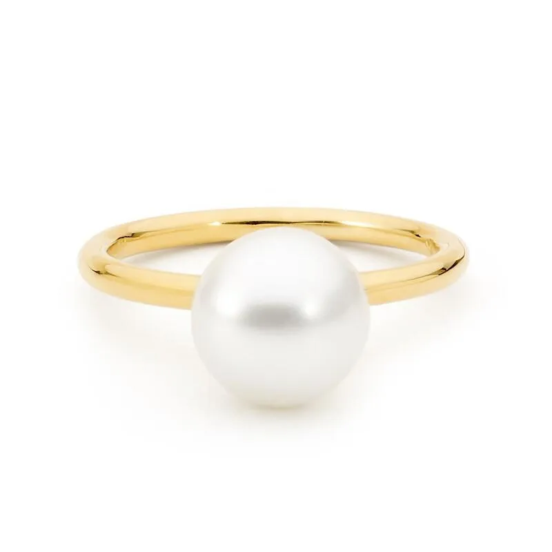 Modern Pearl Ring