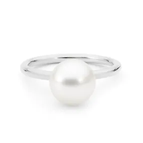 Modern Pearl Ring