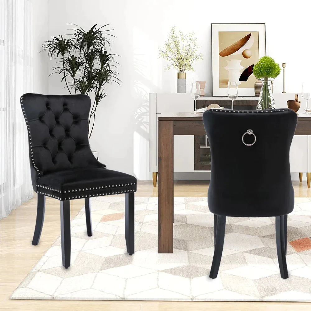 Modern Quilted Upholstered Dining Chair