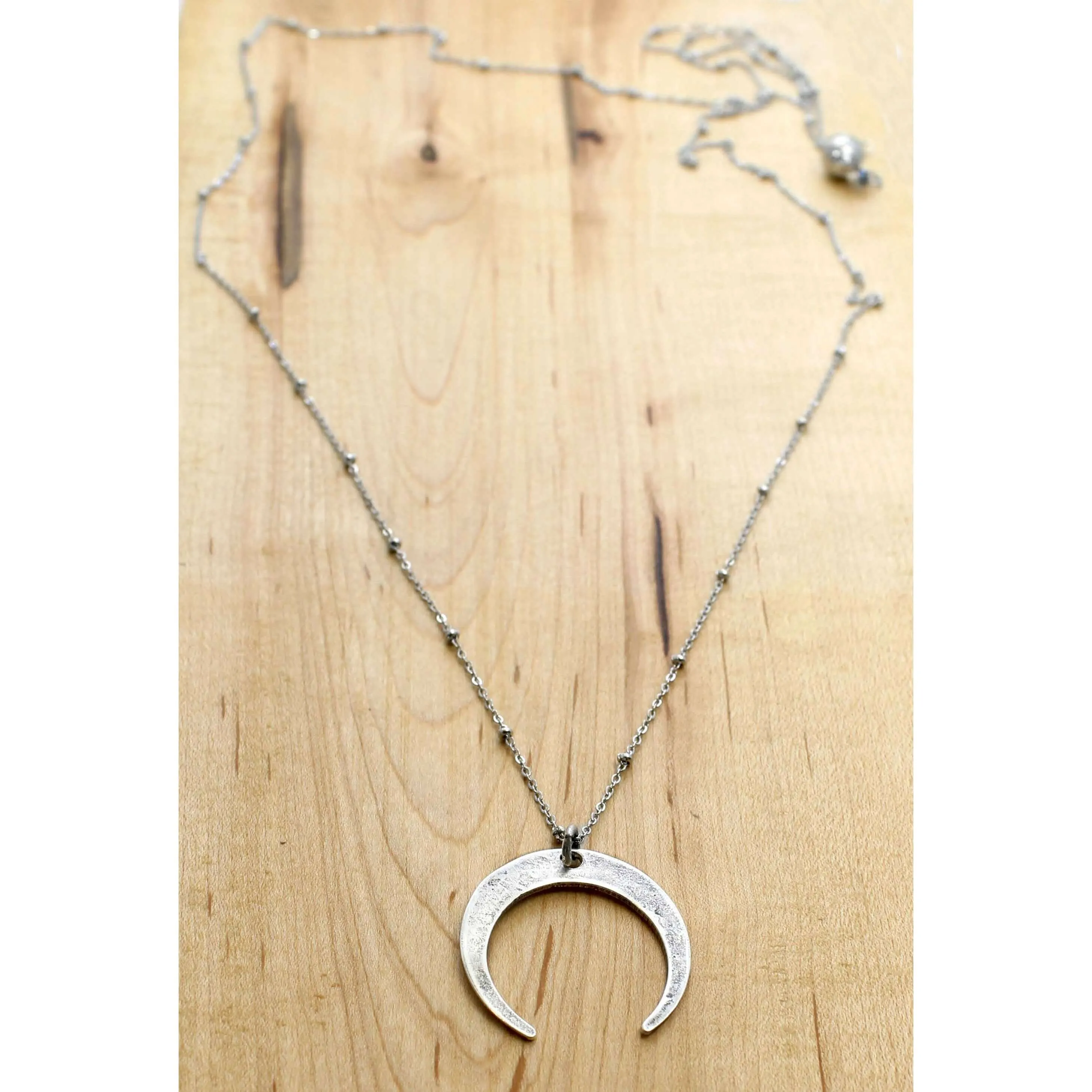 Moon Long Layered Necklace