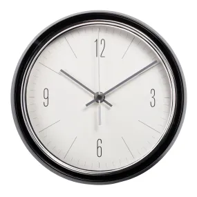 Oliver Black Retro Wall Clock