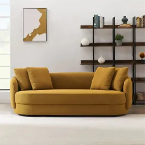 Omaxe Luxury Modern Suede Sofa Set