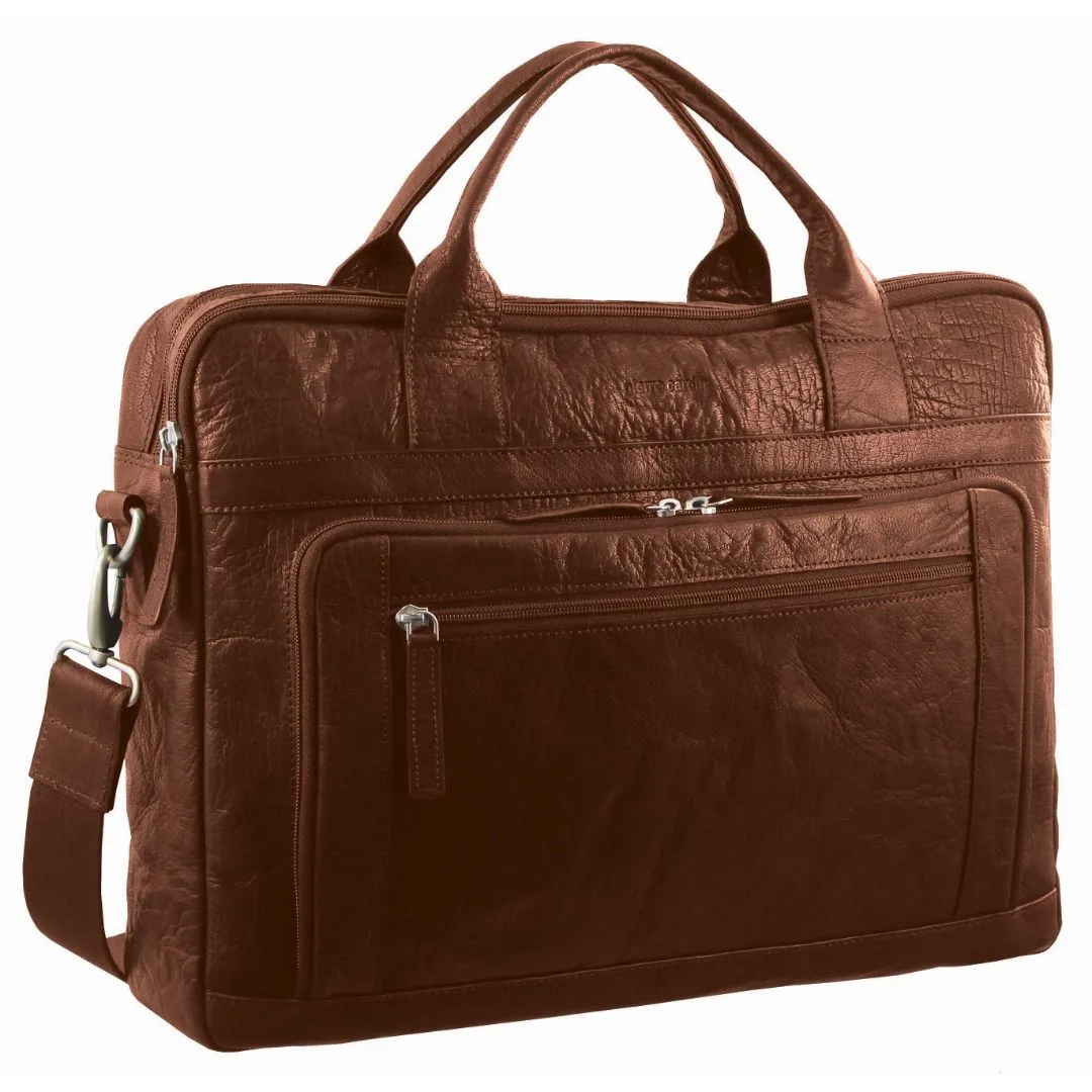 Pierre Cardin Rustic Leather Computer Bag PC2797