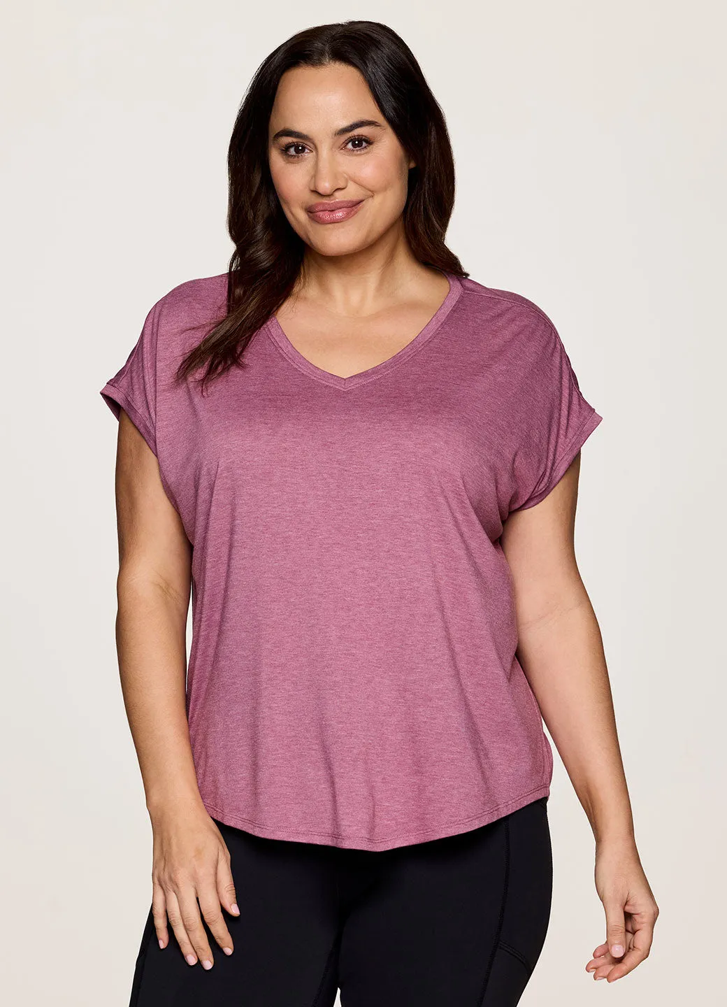 Plus Breezy Hi Low Tee