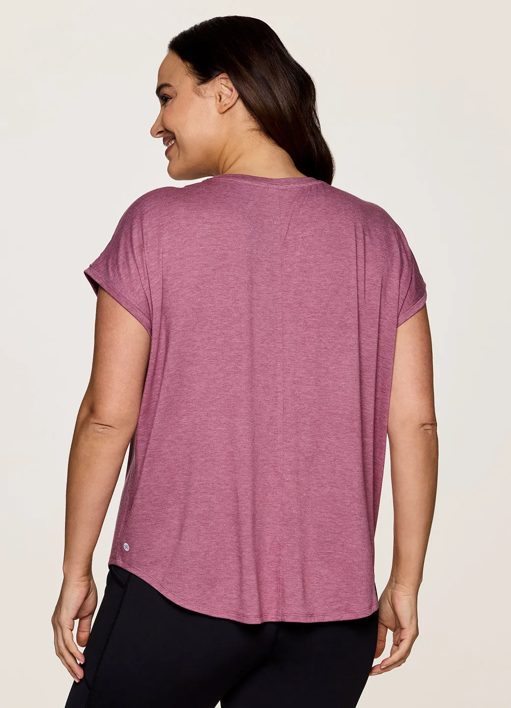 Plus Breezy Hi Low Tee