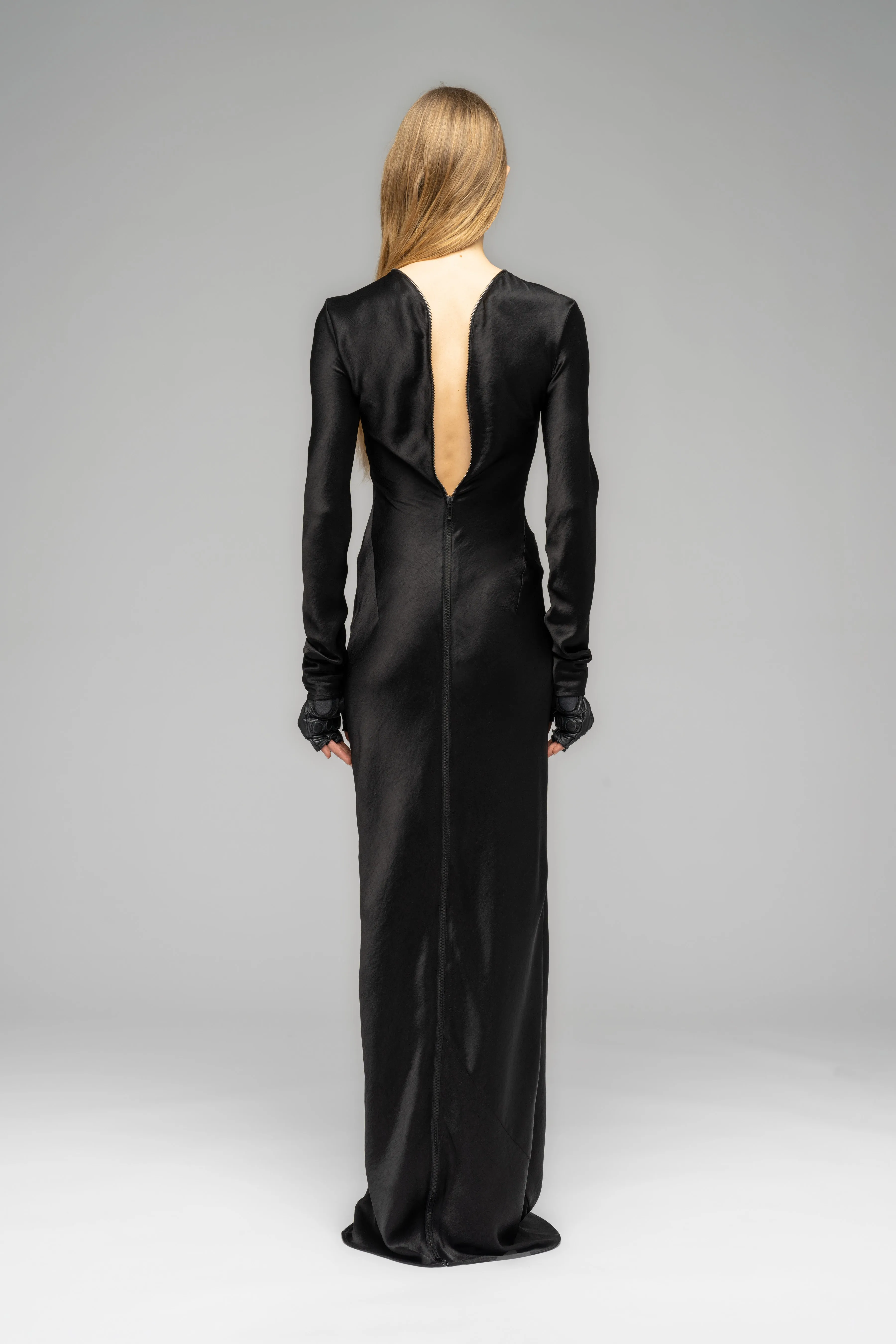 "OCELLI" FLUID EVENING GOWN