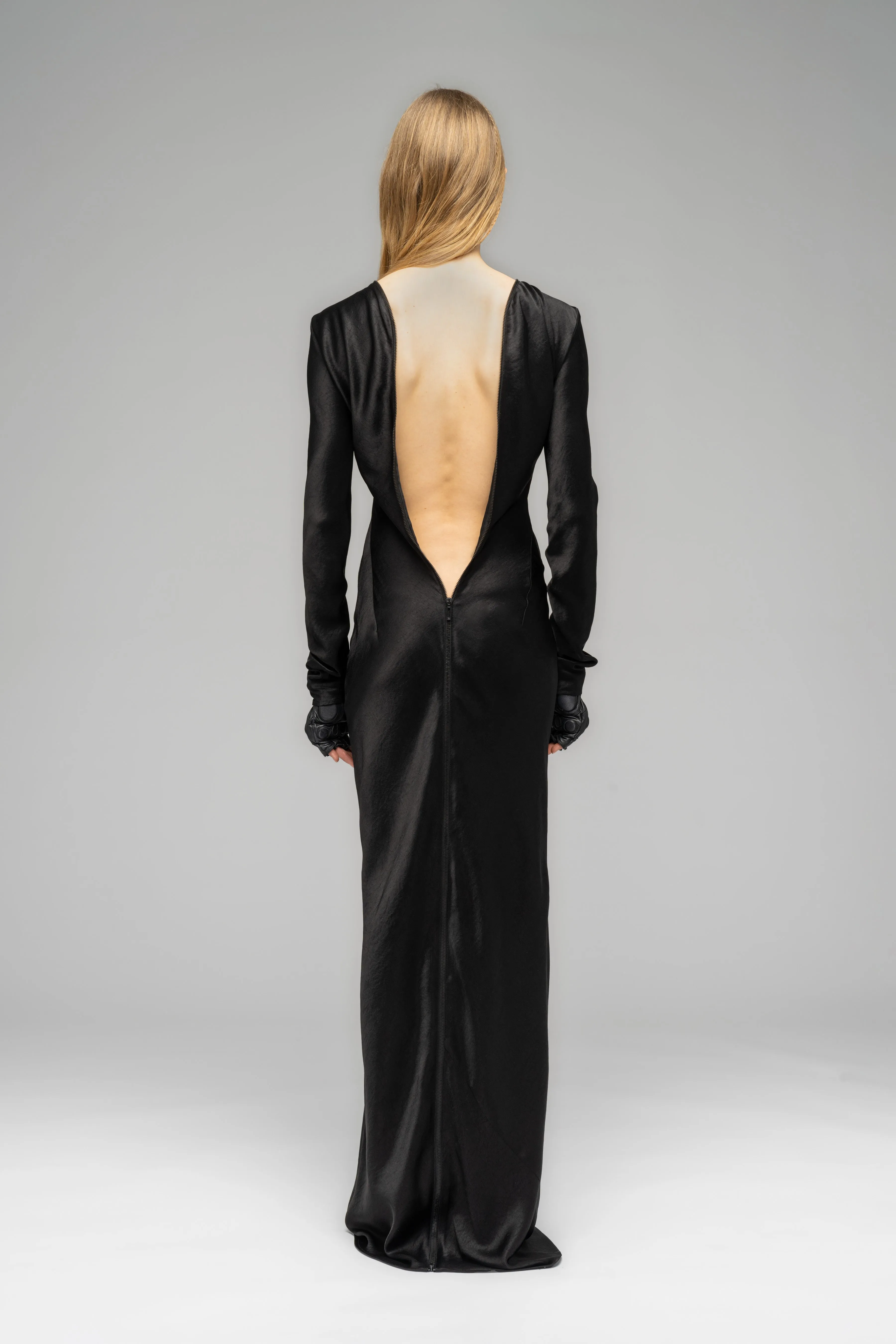 "OCELLI" FLUID EVENING GOWN