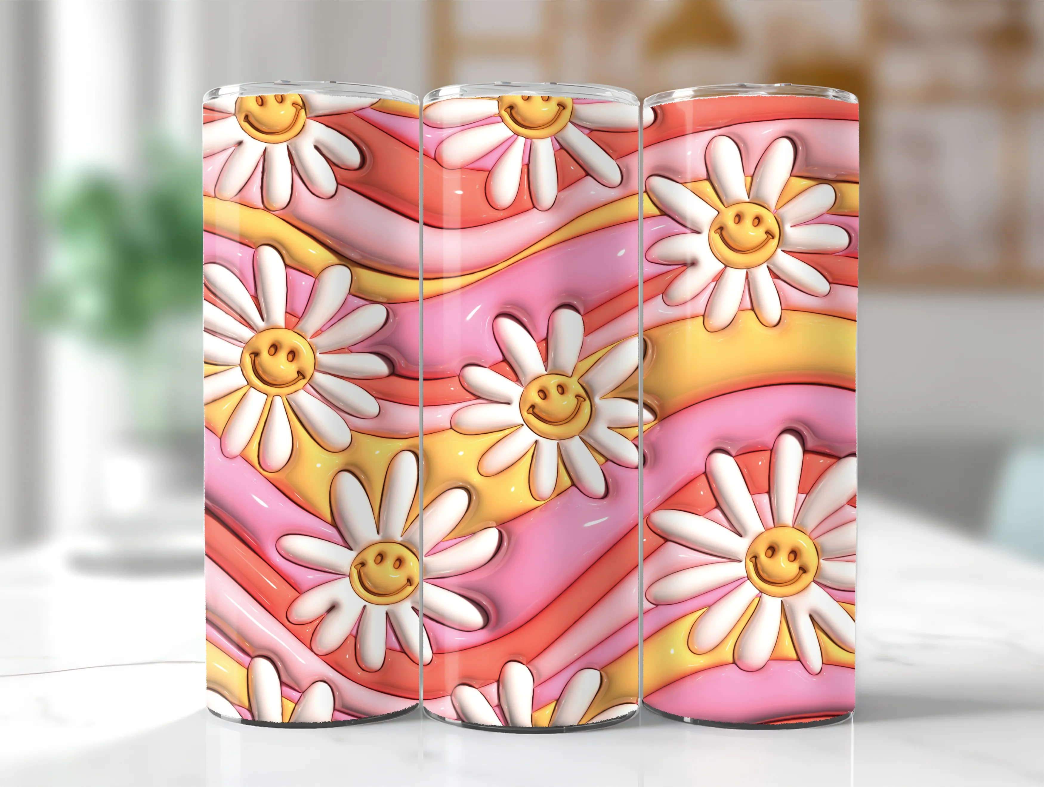 Retro Flowers - 20oz