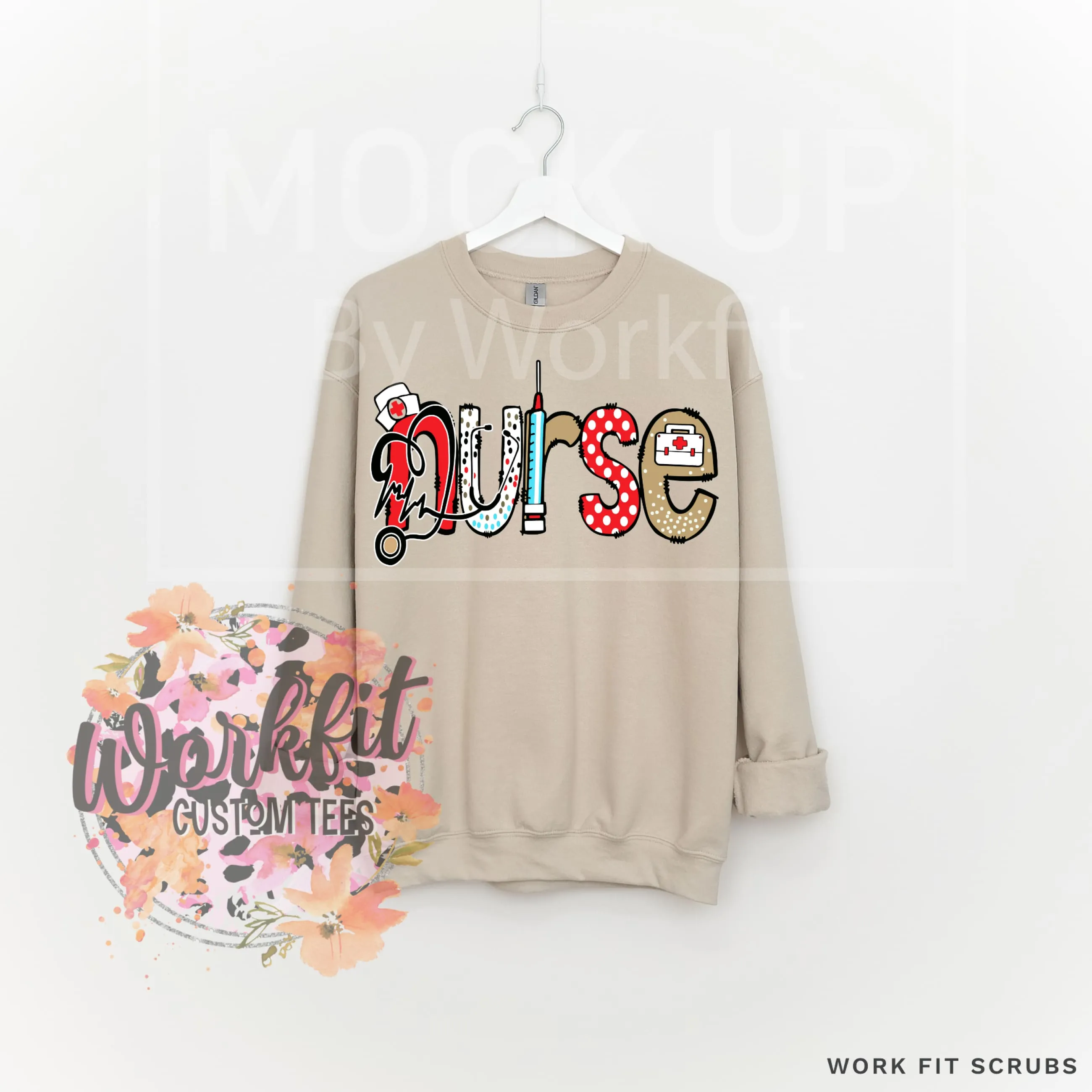 Retro Need a Nurse Crewneck