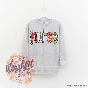 Retro Need a Nurse Crewneck