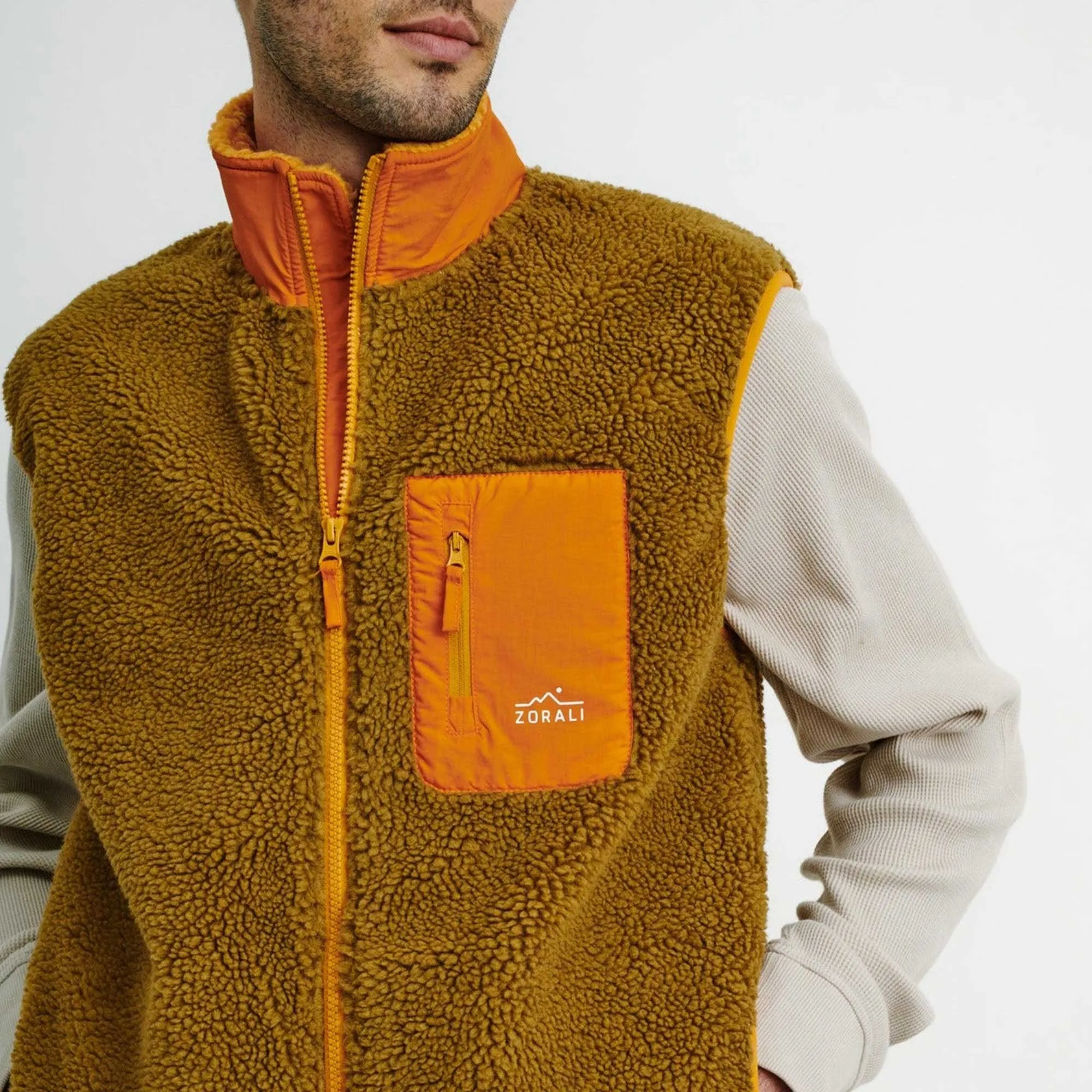 Retro Recycled Vest Yellowstone