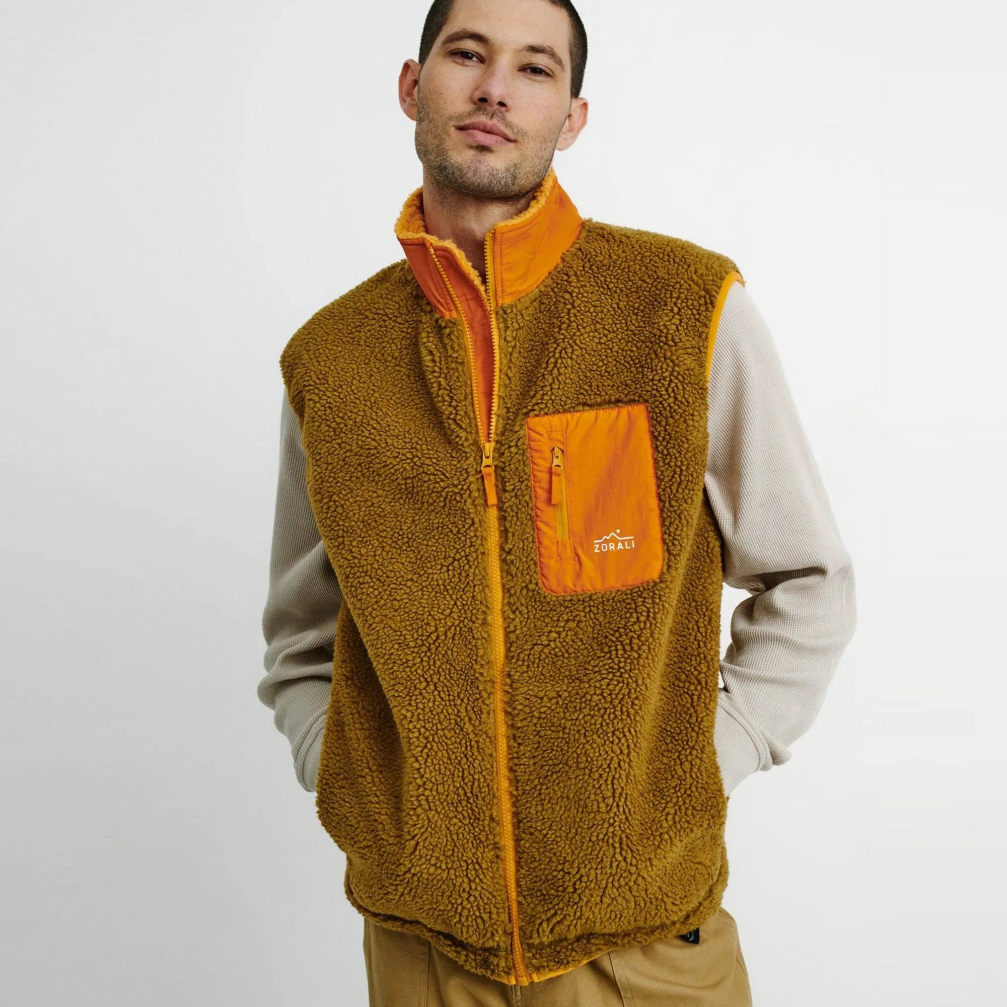 Retro Recycled Vest Yellowstone