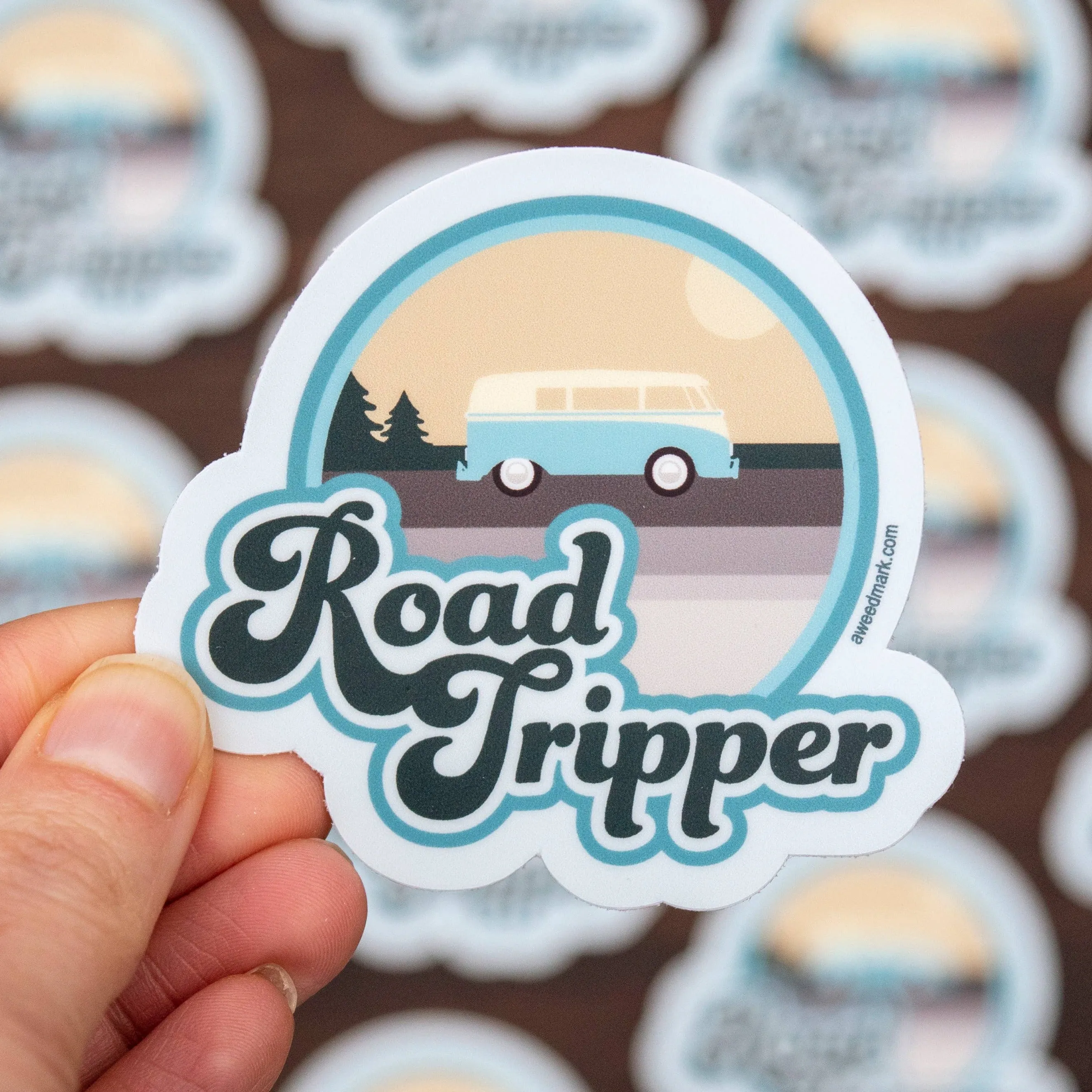 Road Tripper Retro Sticker