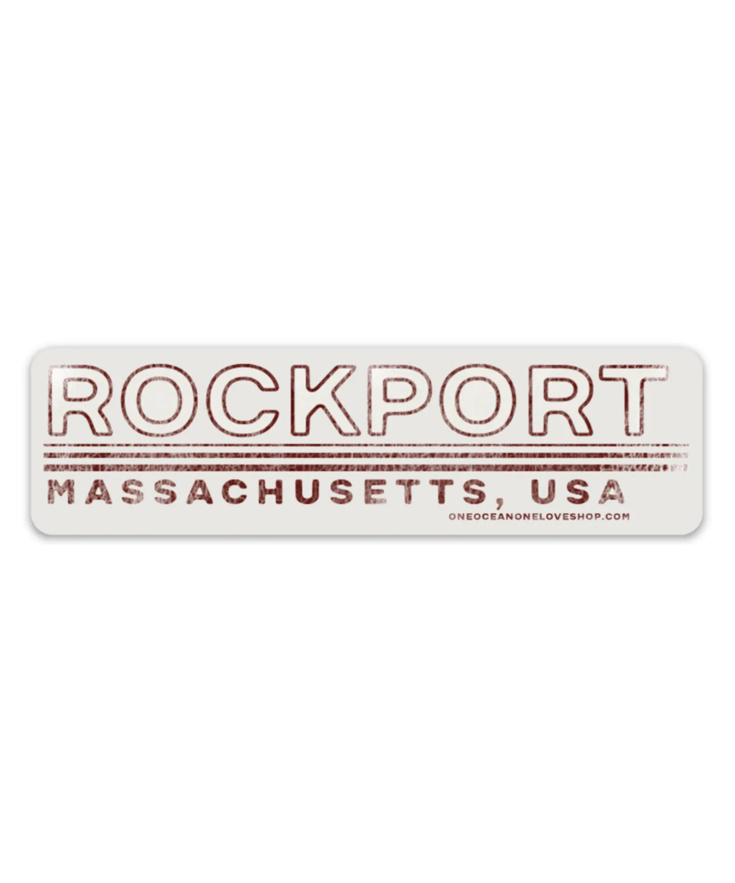 Rockport Retro Sticker