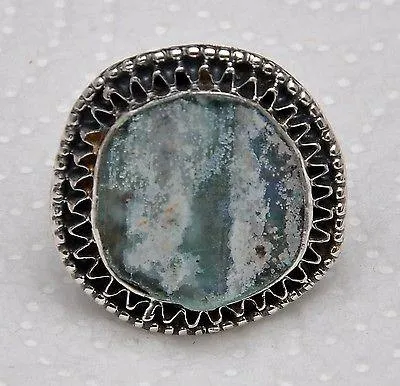 Roman Glass Ring Authentic & Luxurious with Certificate.