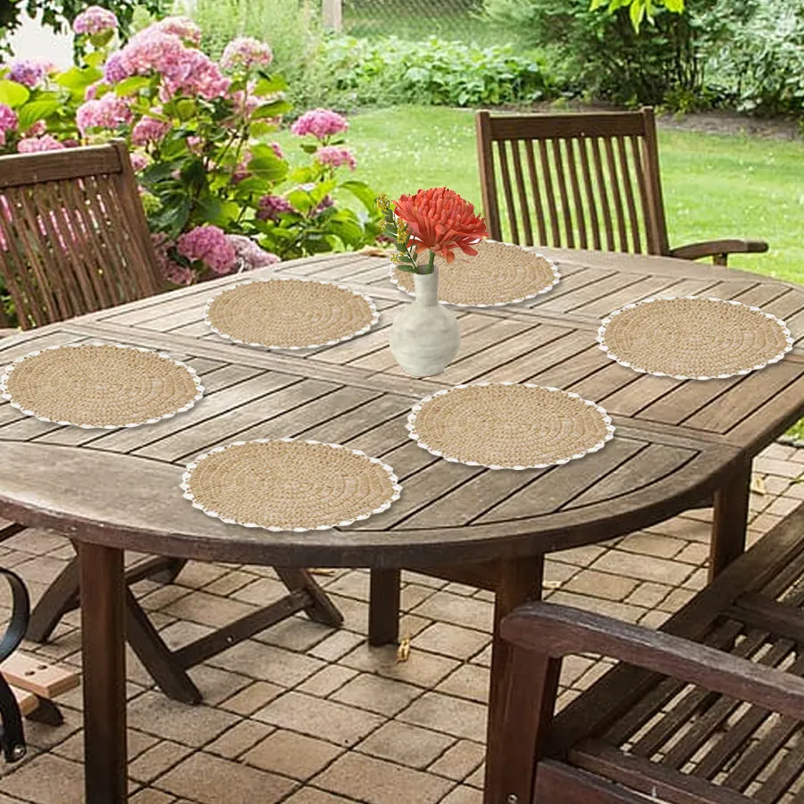 Rustic & Boho Styled Jute Placemats