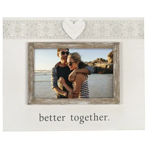 Rustic Better Together 4X6 Picture Frame