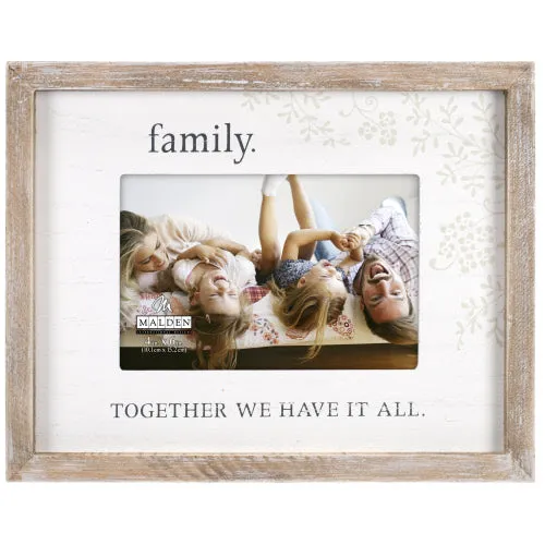 Rustic Border Family Photo Frame