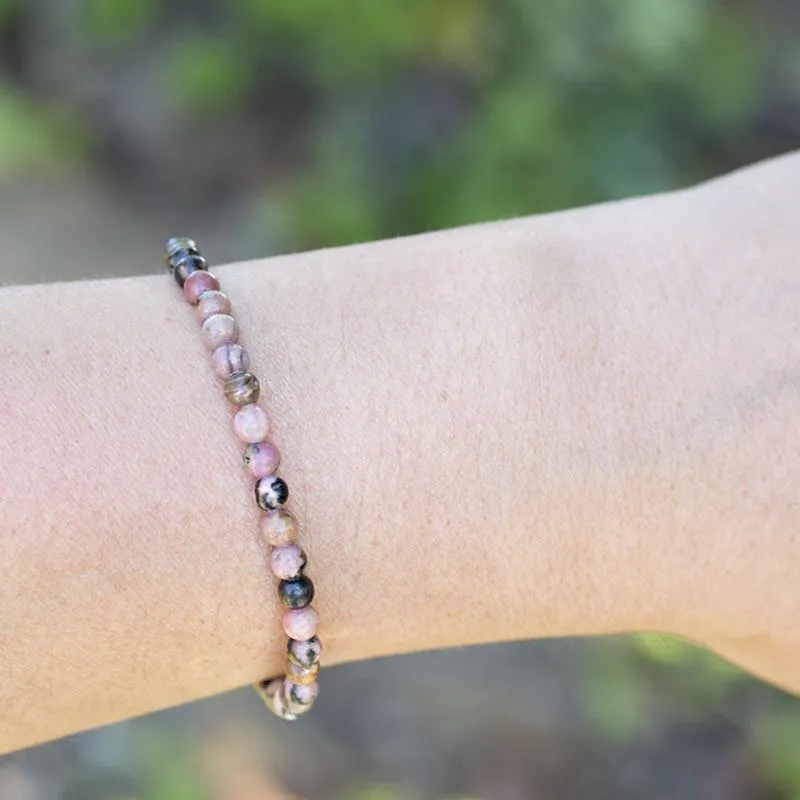 Self Love Rhodonite Delicate Bracelet