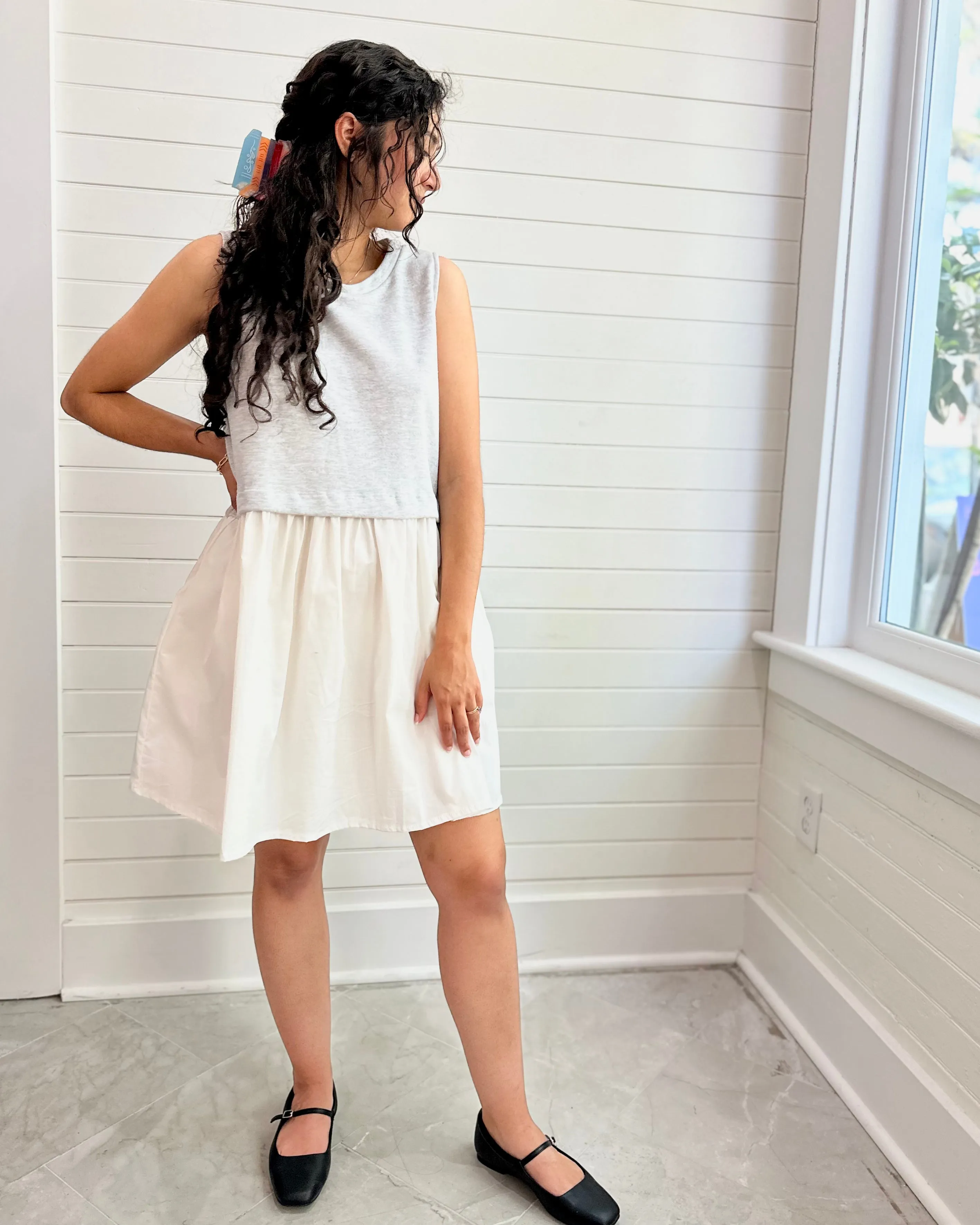 Sleeveless Layered Mini Dress