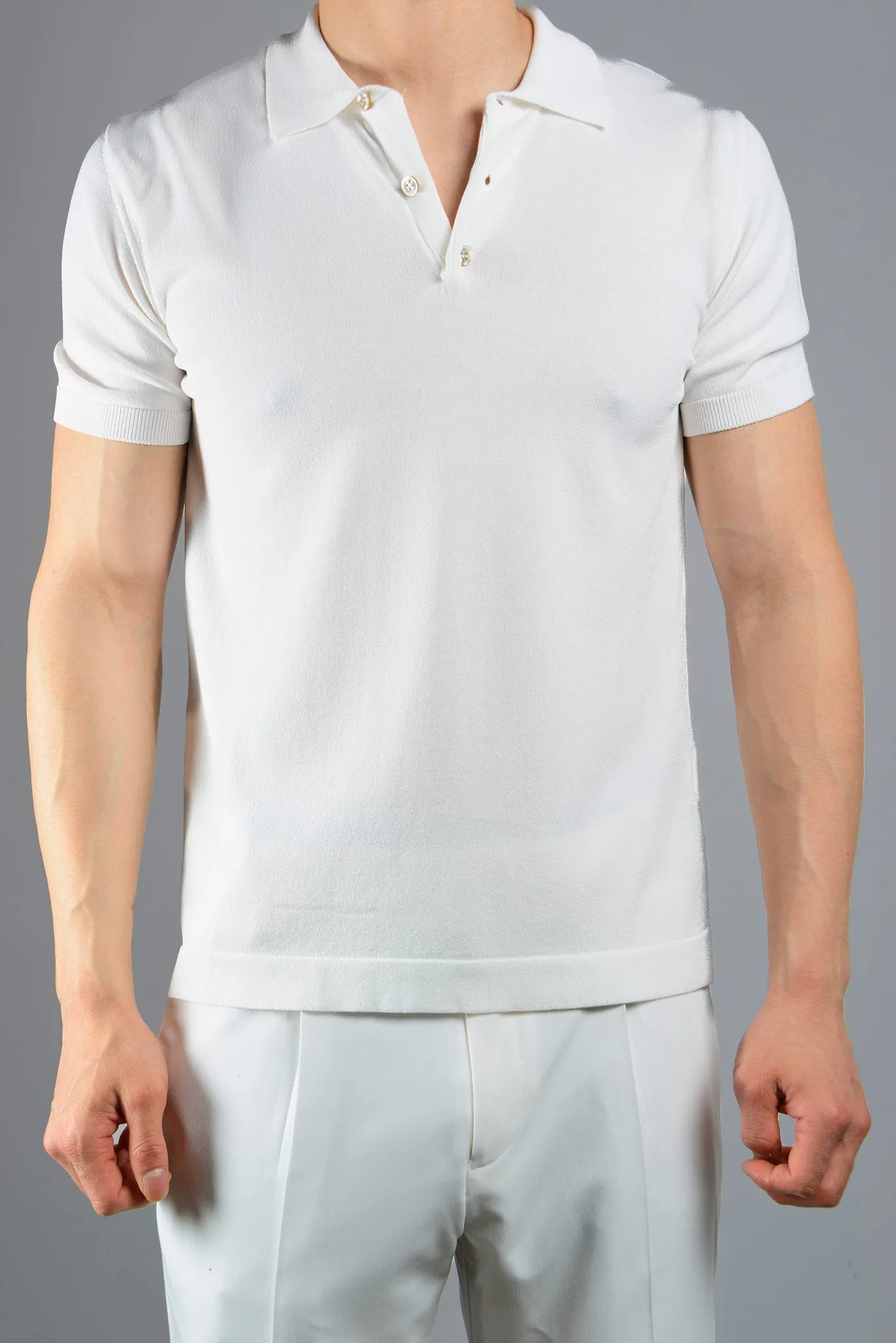 S/S Textured Modern Polo