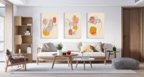 Tenderness Set of 3 Prints Modern Wall Art Modern Artwork