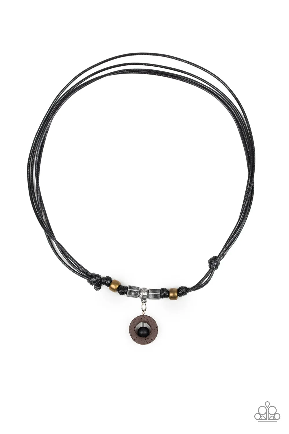 Tiki Thunder Black-Urban Necklace