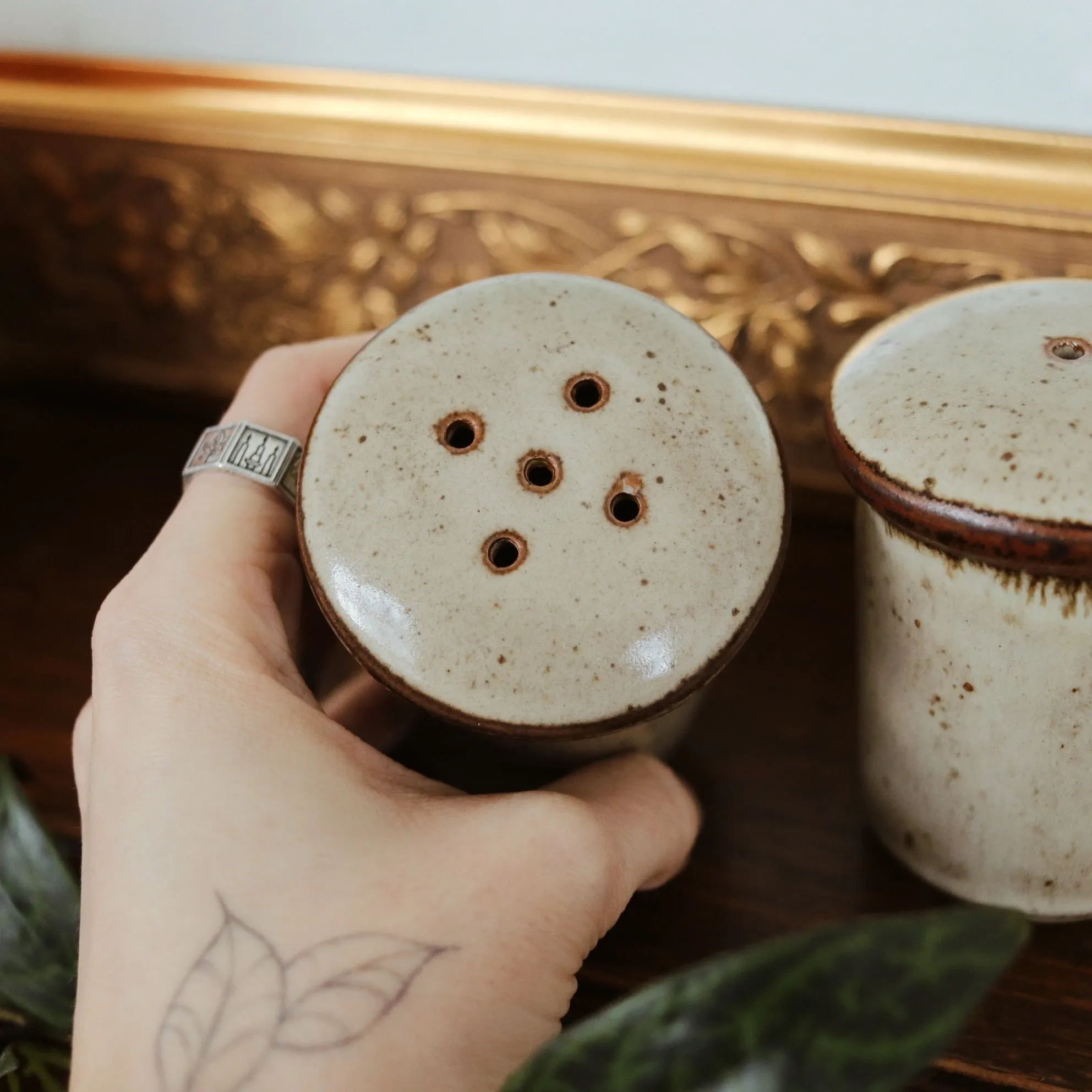 Vintage | Rustic Salt & Pepper Shakers